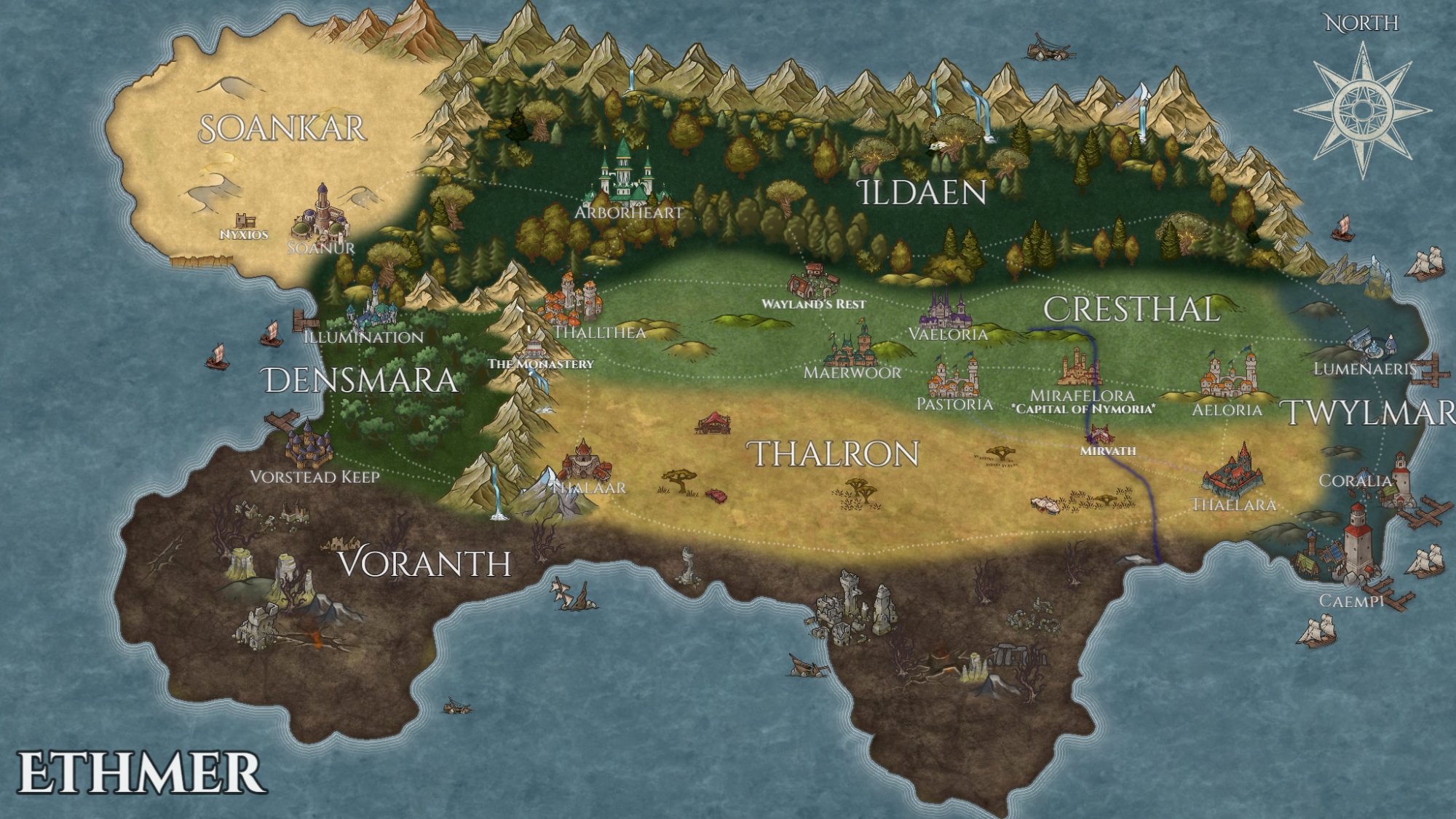 Map of Ethmer